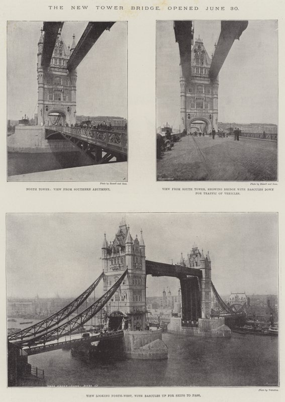 The New Tower Bridge, opened 30 June by English Photographer