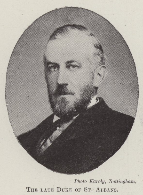 The Late Duke of St. Albans by English Photographer