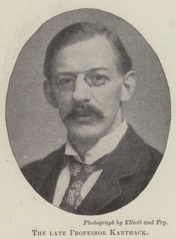 The Late Professor Kanthack by English Photographer