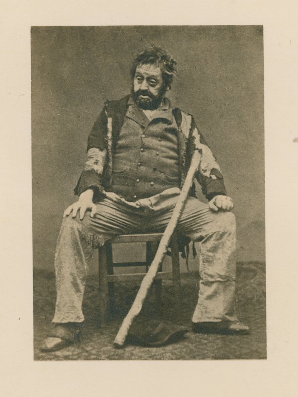 Unidentified actor in a play by English Photographer