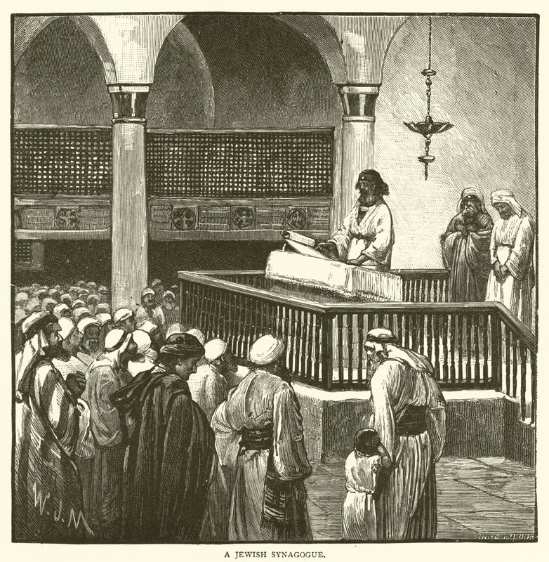 A Jewish Synagogue by English School