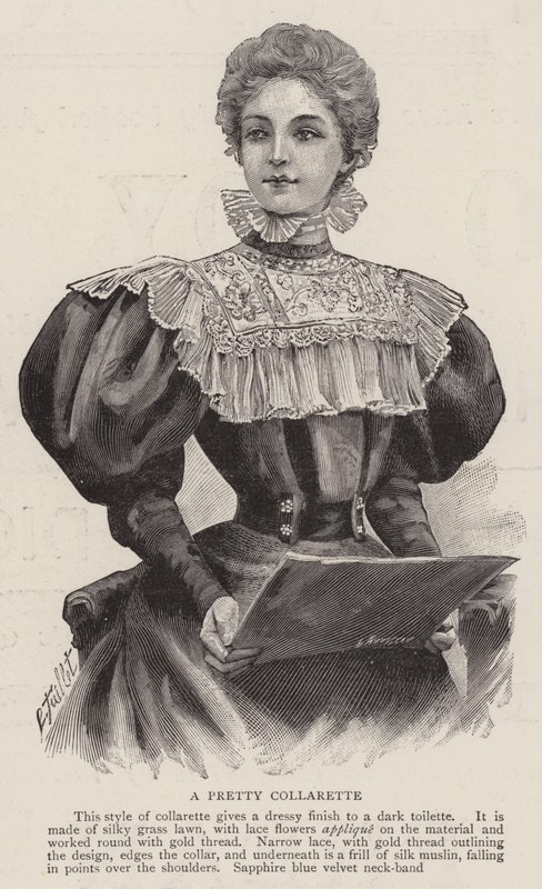 A Pretty Collarette by English School