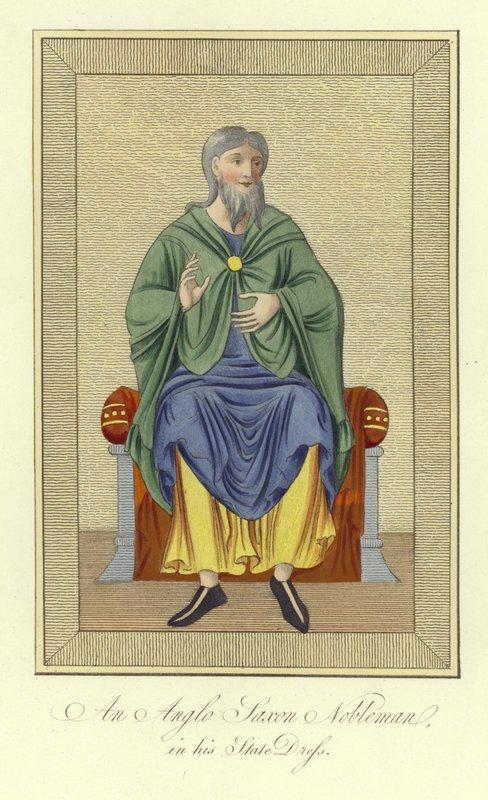 An Anglo-Saxon Nobleman in His State Dress by English School