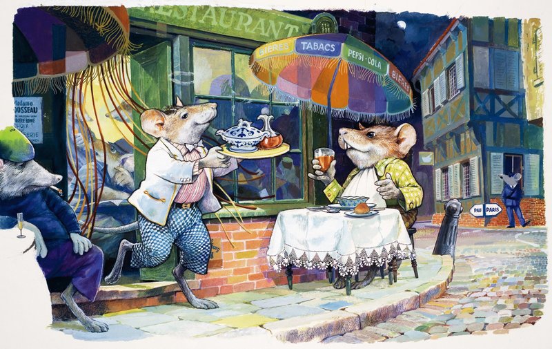 An Evening at a Restaurant by English School