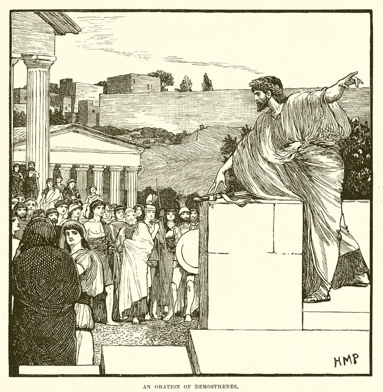 An Oration of Demosthenes by English School