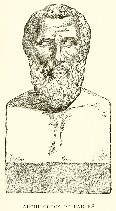 Archilochus of Paros by English School