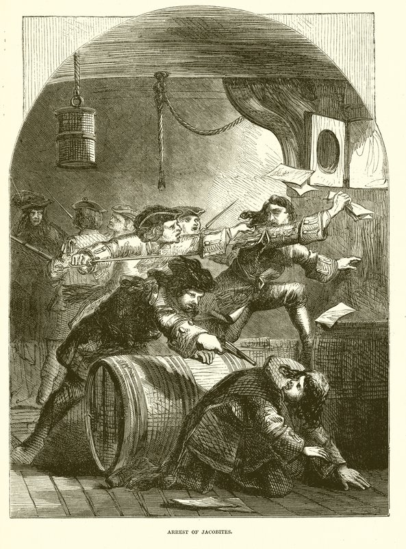 Arrest of Jacobites by English School