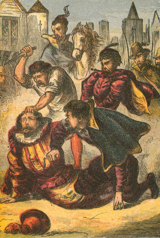 Assassination of La Place by English School