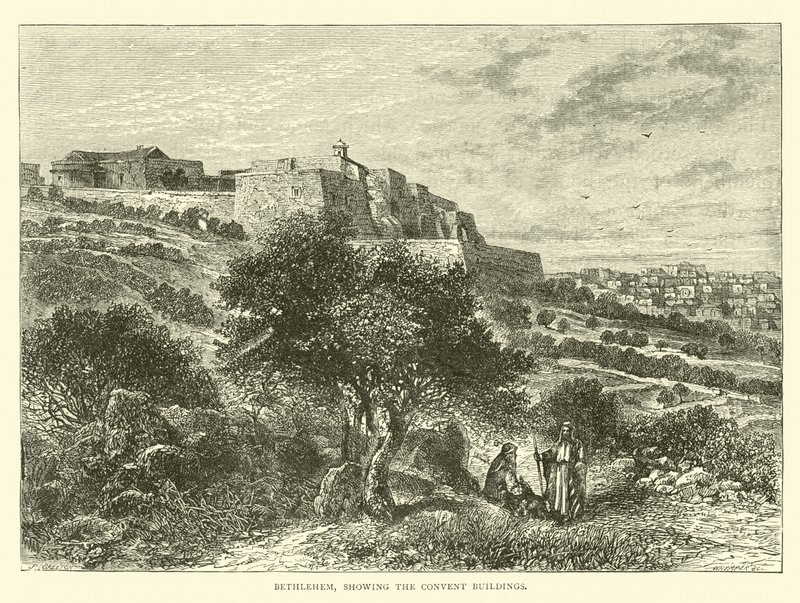 Bethlehem, showing the Convent Buildings by English School