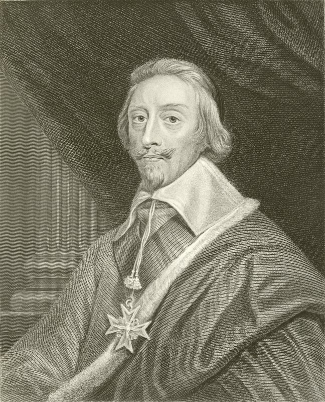 Cardinal Richelieu by English School