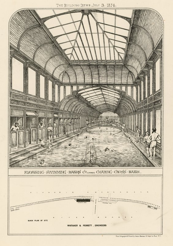 Charing Cross Baths by English School