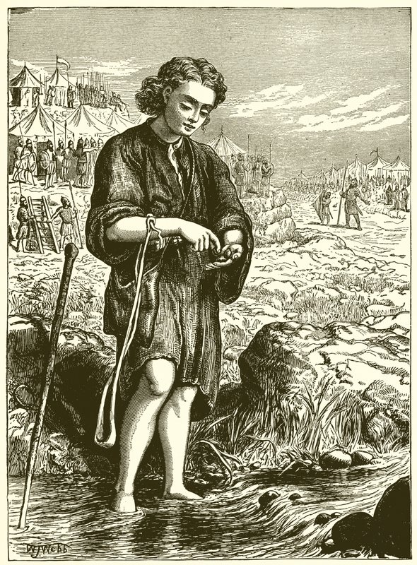 Choosing Smooth Stones Out of the Brook by English School