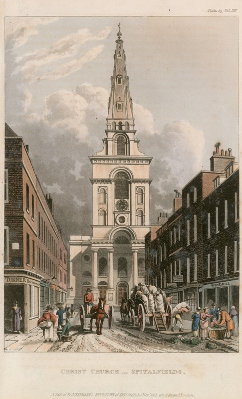 Christ Church in Spitalfields by English School