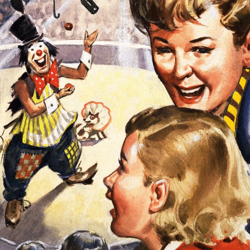 Clown at a Circus by English School