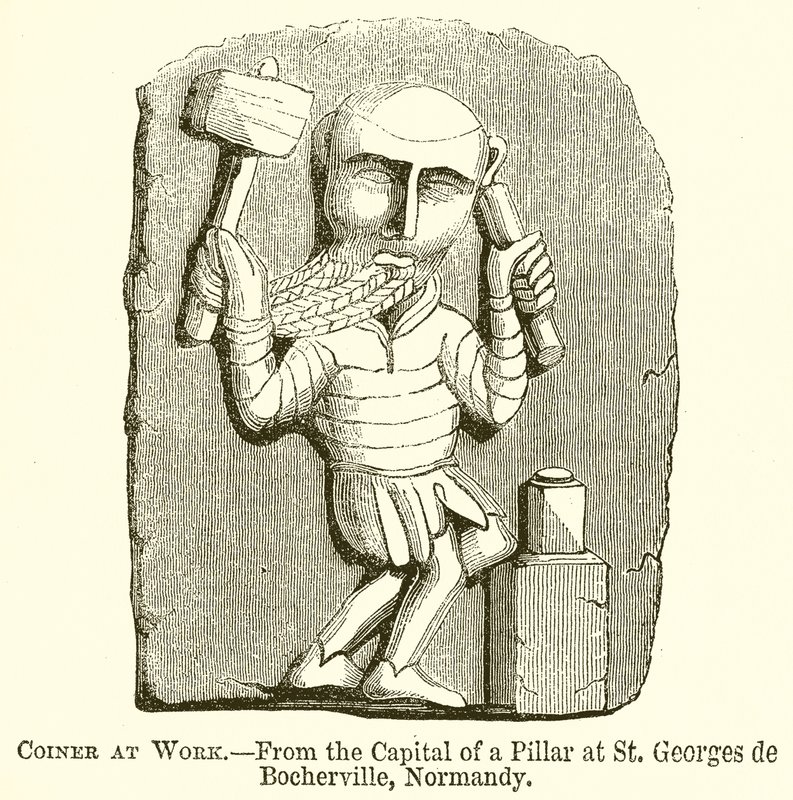 Coiner at Work by English School