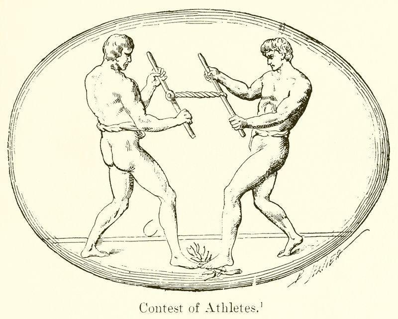 Contest of Athletes by English School