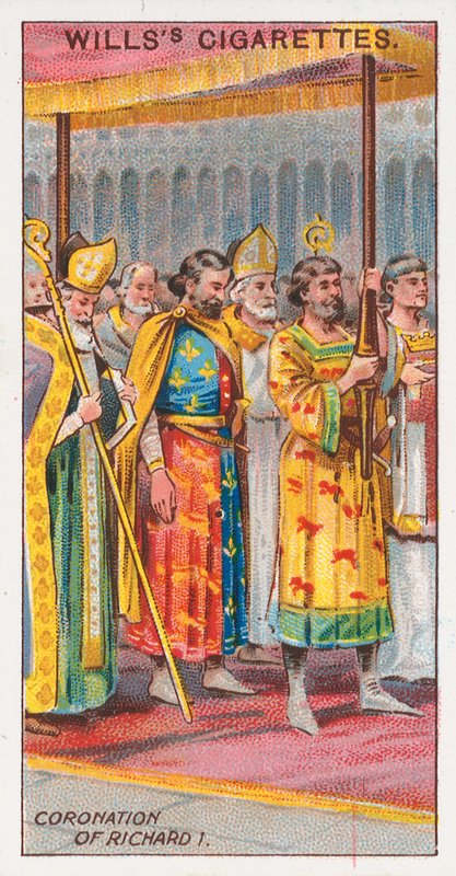 Coronation of Richard I by English School