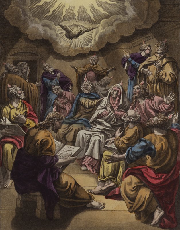 Descent of the Holy Ghost by English School