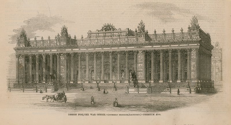 Design for the War Office by English School