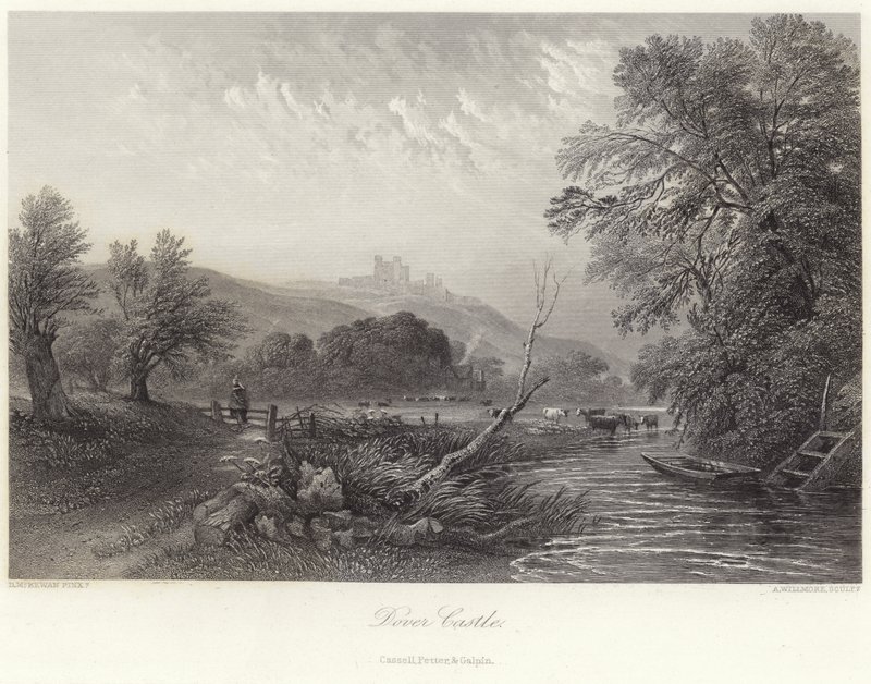 Dover Castle in Kent by English School