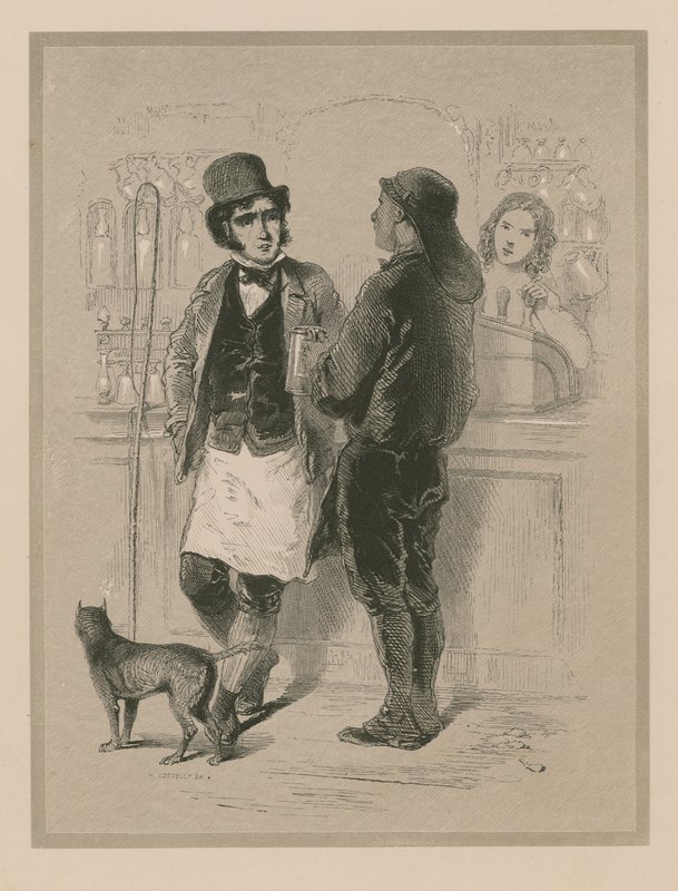 Drinking in a London Tavern by English School