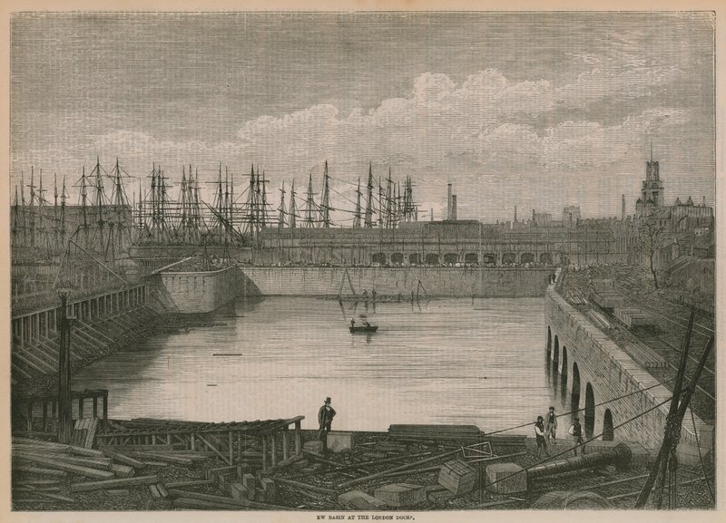 EW Basin at the London Dock by English School