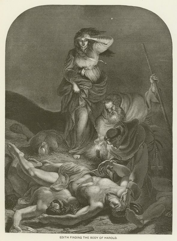 Edith finding the body of Harold by English School