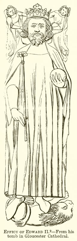 Effigy of Edward II by English School