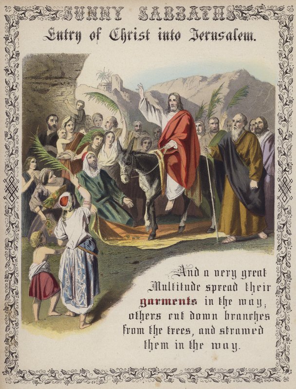 Entry of Christ into Jerusalem by English School