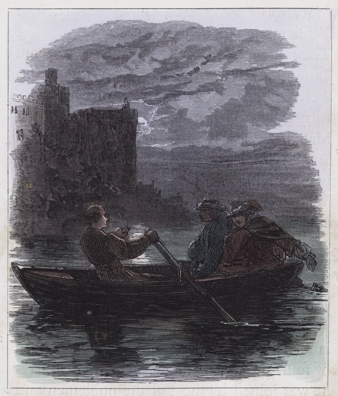 Escape of James the Second by English School