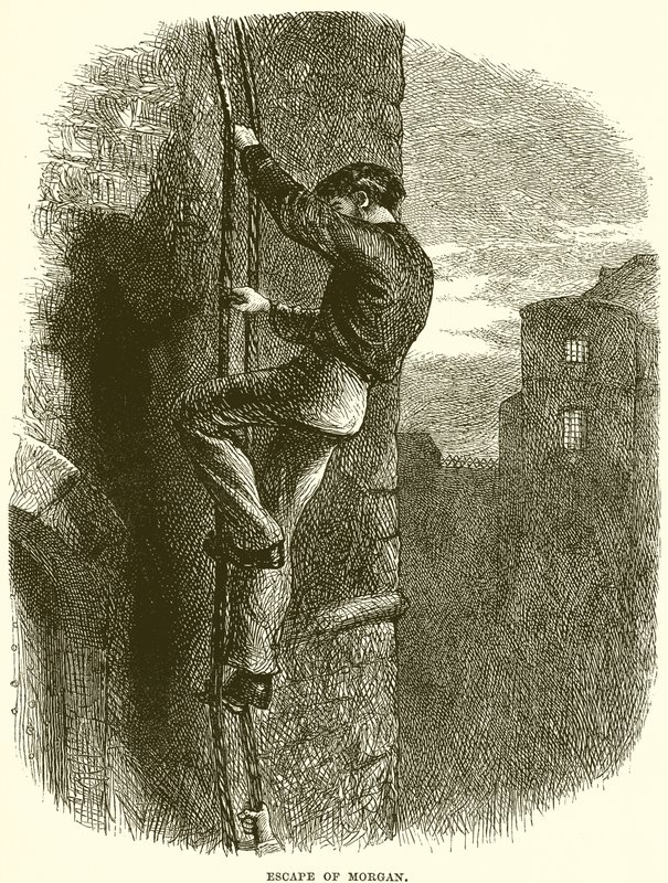 Escape of Morgan by English School