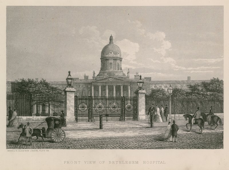Front View of Bethlehem Hospital by English School