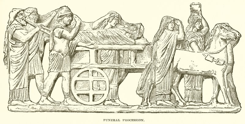 Funeral Procession by English School