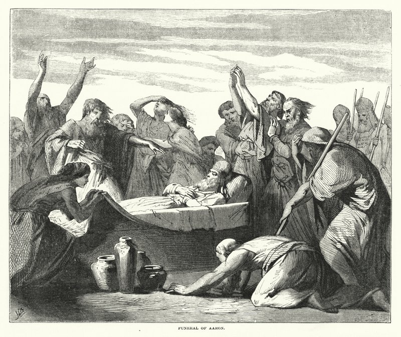Funeral of Aaron by English School