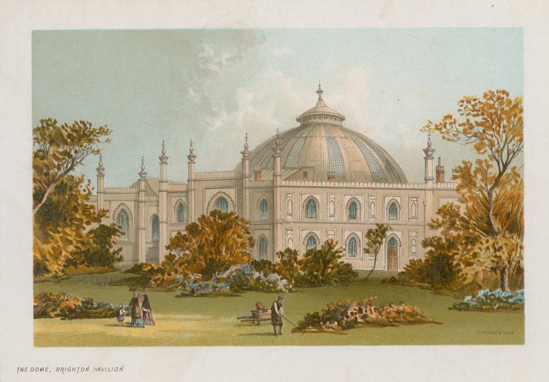 General View of the Brighton Dome by English School