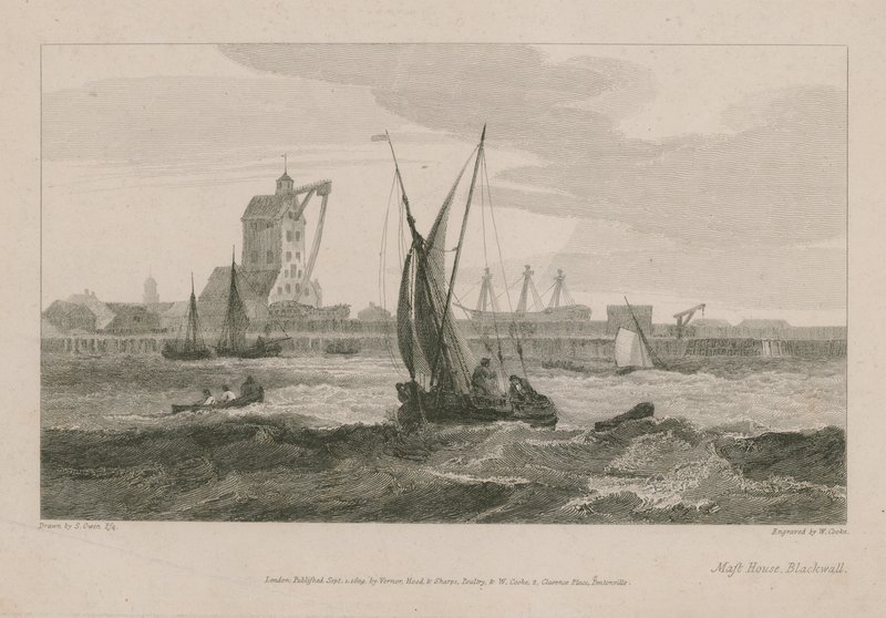 General View of the Mast House by English School