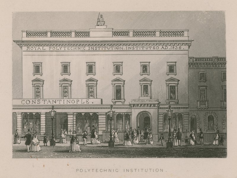 General View of the Royal Polytechnic Institute by English School