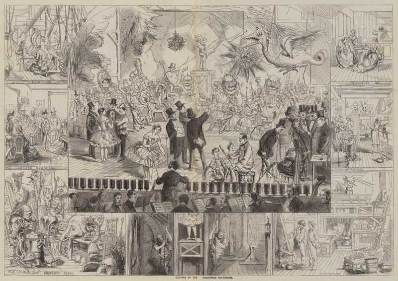 Getting up the Christmas Pantomime by English School