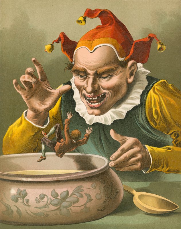 Gulliver in Brobdingnag by English School