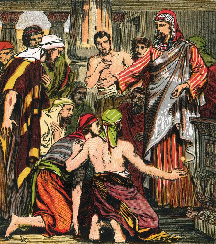 History of Joseph by English School