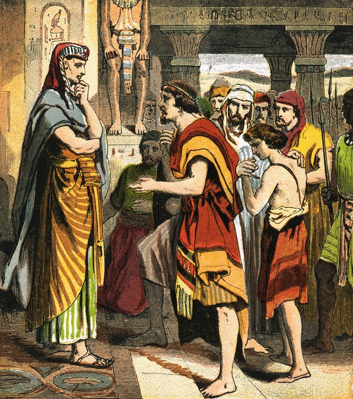 History of Joseph by English School