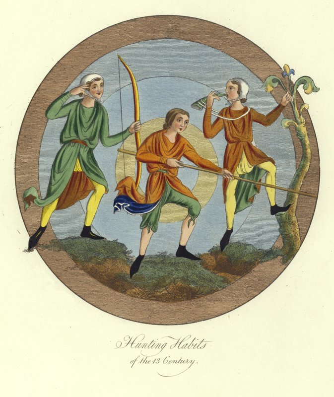 Hunting Habits of the 13th Century by English School