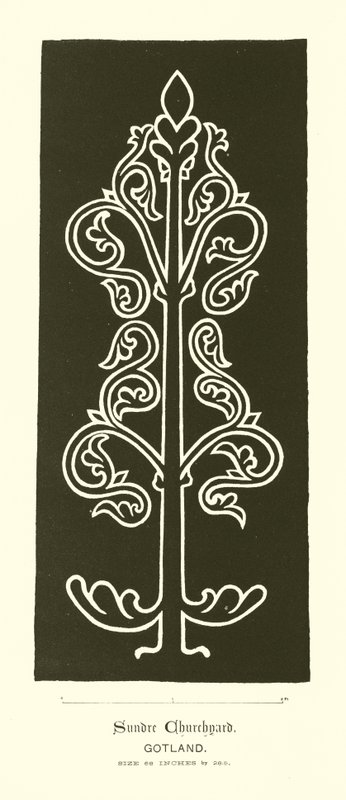 Incised slab by English School