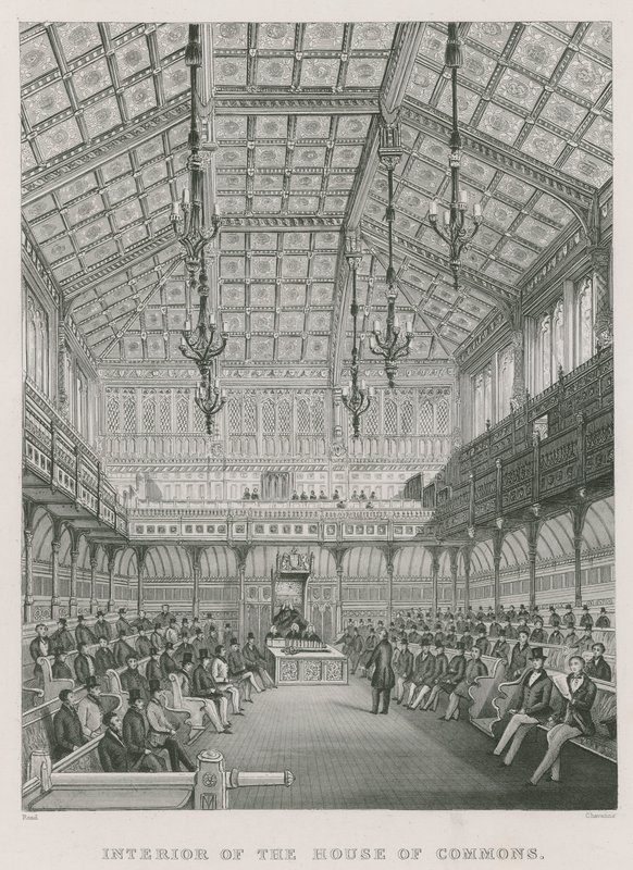 Interior of the House of Commons by English School