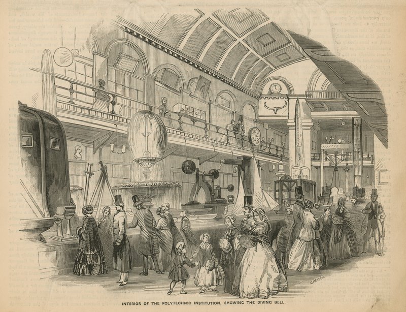 Interior of the Royal Polytechnic Institute by English School