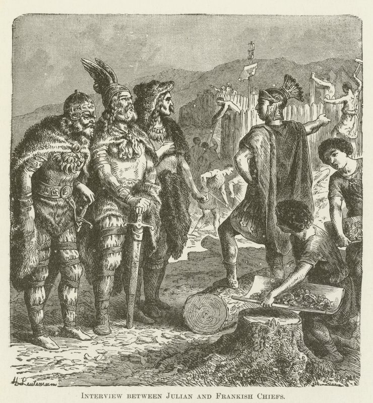 Interview between Julian and Frankish Chiefs by English School