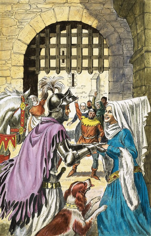 Jack and Jill and the Old Castle by English School