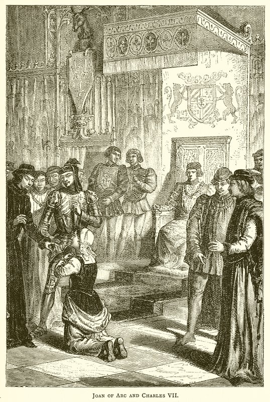 Joan of Arc and Charles VII by English School