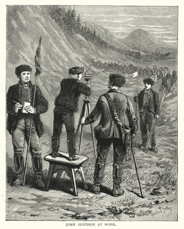 John Ericsson at Work by English School
