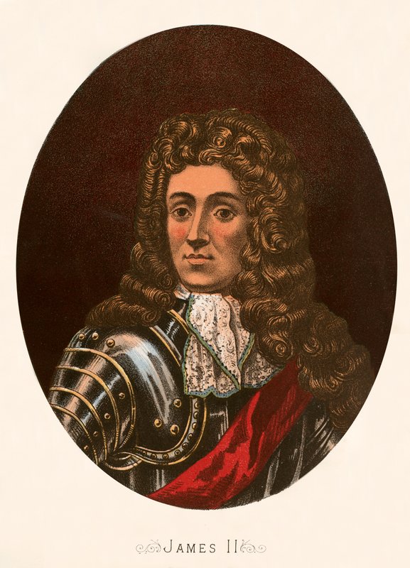 King James II by English School